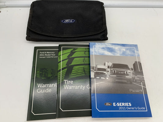 2011 Ford E-Series ESeries Owners Manual Set with Case OEM B03B40074