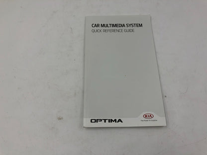 2018 Kia Optima Owners Manual Set with Case OEM A04B05008