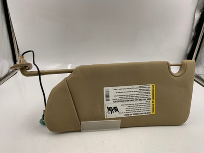 2006-2011 Buick Lucerne Passenger Sun Visor Brown Illuminated OEM B02B32032