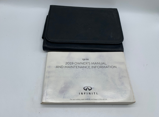 2019 Infiniti QX50 QX 50 Owners Manual Set with Case OEM R01B02028
