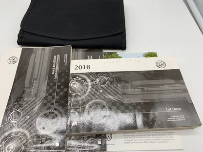2016 Buick Lacrosse Owners Manual Set with Case OEM