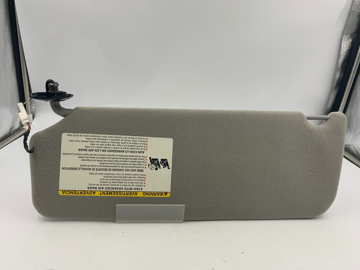 2005-2010 Toyota Sienna Passenger Sun Visor Gray Illuminated OEM A02B53035