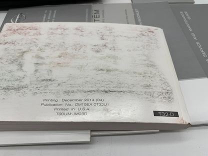 2015 Nissan Rogue Owners Manual Set with Case OEM D03B05023