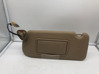 2004-2009 Cadillac SRX Driver Sun Visor Beige Illuminated OEM A01B07002