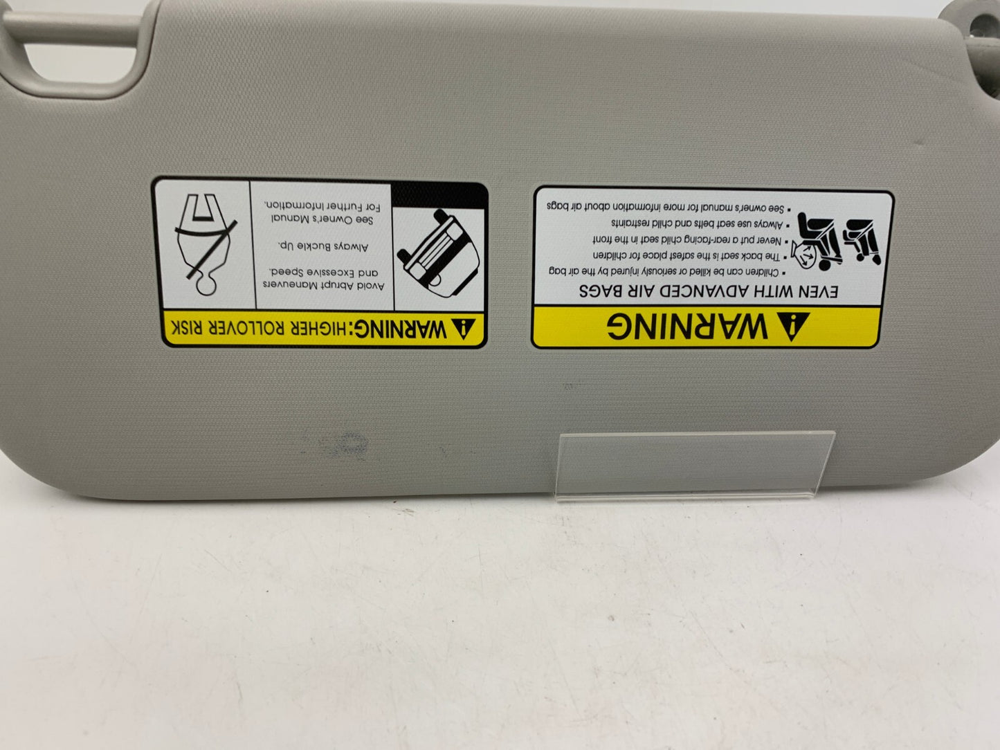 2014-2019 Kia Soul Driver Sun Visor Gray Illuminated OEM A02B33038