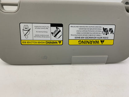 2014-2019 Kia Soul Driver Sun Visor Gray Illuminated OEM A02B33038
