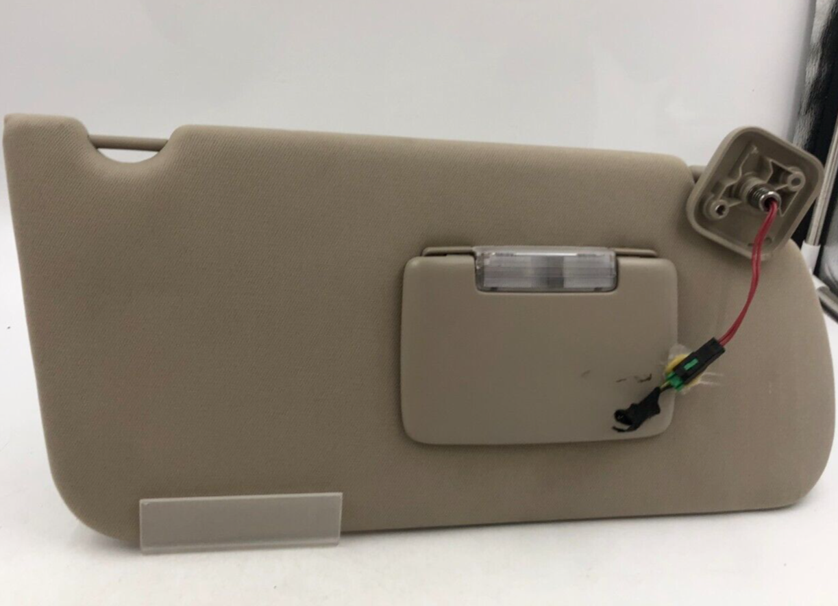 2009-2012 Ford Flex Passenger Sun Visor Shade Tan Illuminated OEM G04B50052