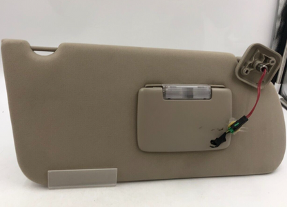 2009-2012 Ford Flex Passenger Sun Visor Shade Tan Illuminated OEM G04B50052
