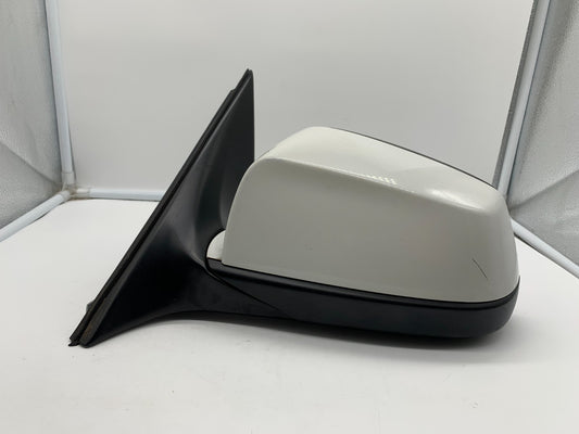 2011-2012 BMW 535i Driver Side View Power Door Mirror White OEM
