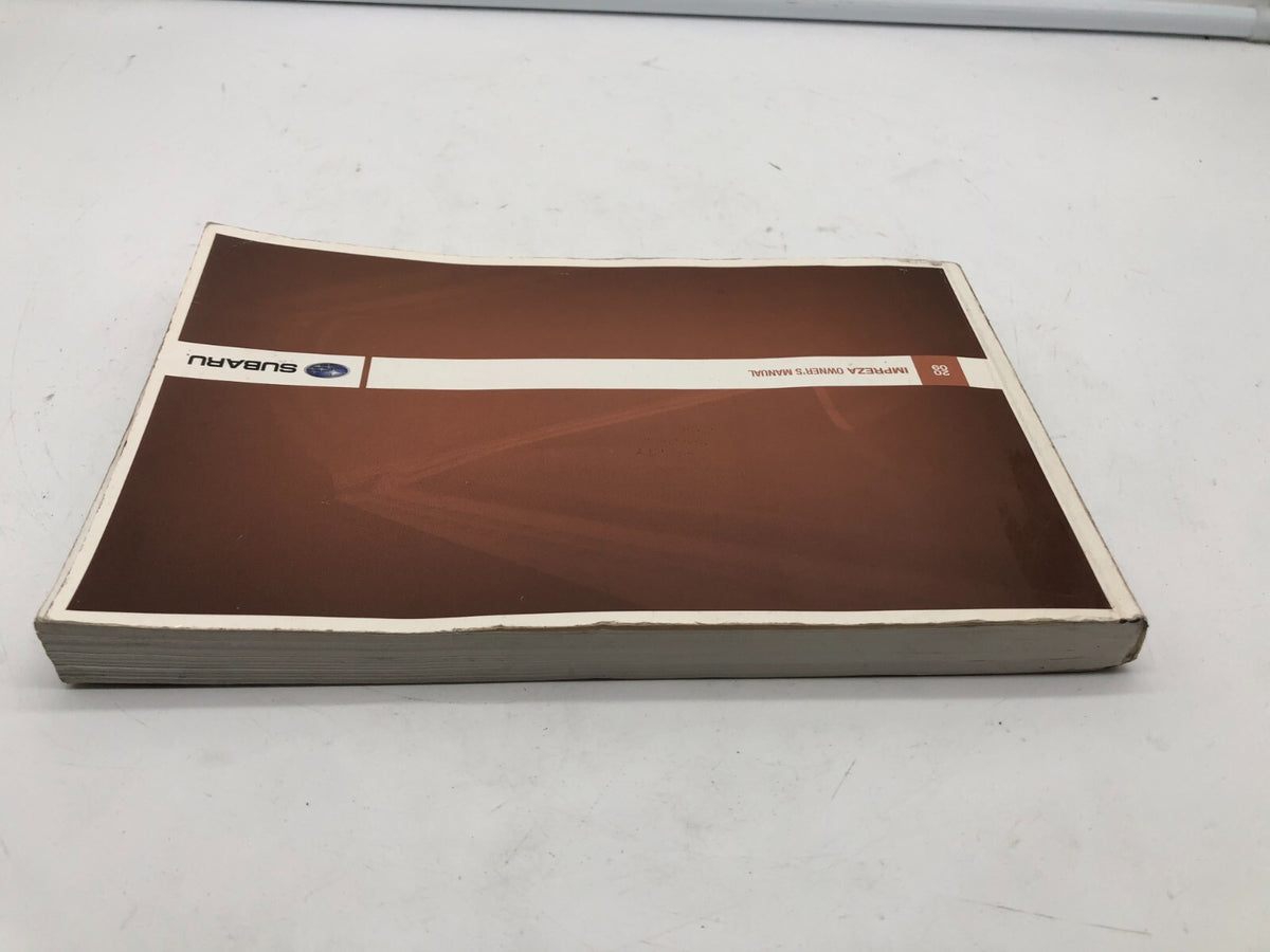 2009 Subaru Impreza Owners Manual OEM D02B03001