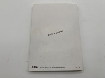 2004 Mazda 3 Owners Manual OEM C04B20021