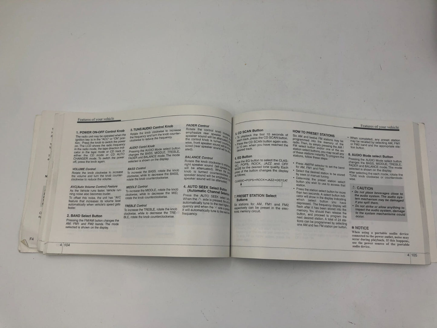 2008 Hyundai Elantra Owners Manual OEM D04B27036