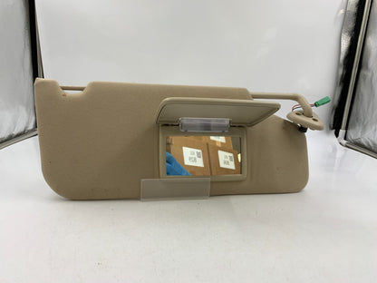 2006 Mercury Montego Passenger Sun Visor Beige Illuminated OEM B01B53004