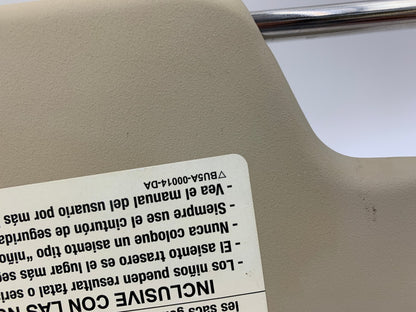 2019-2020 Ford Ranger Driver Sun Visor Sun Visor Beige OEM B01B04043