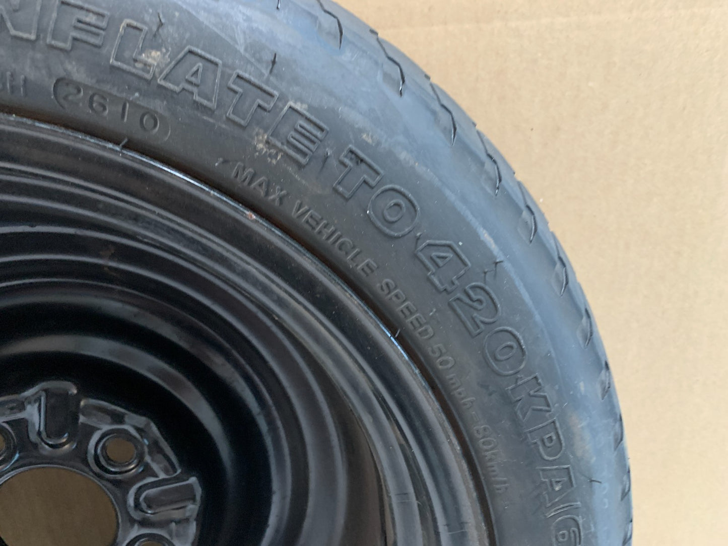 2006-2014 Hyundai Sonata 16" Spare Tire Compact Donut OEM T125/80D16 OEM