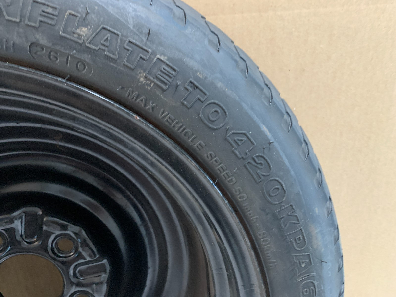 2006-2014 Hyundai Sonata 16" Spare Tire Compact Donut OEM T125/80D16 OEM