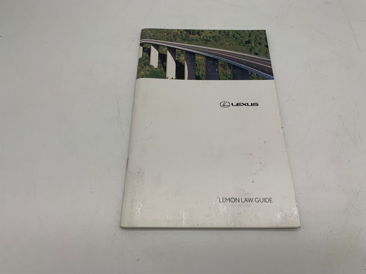 2008 Lexus IS250 IS350 IS 250 IS 350 Owners Manual Set with Case OEM R01B50021