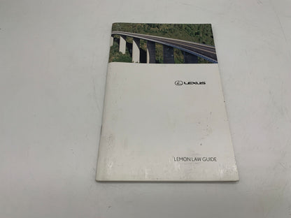 2008 Lexus IS250 IS350 IS 250 IS 350 Owners Manual Set with Case OEM R01B50021