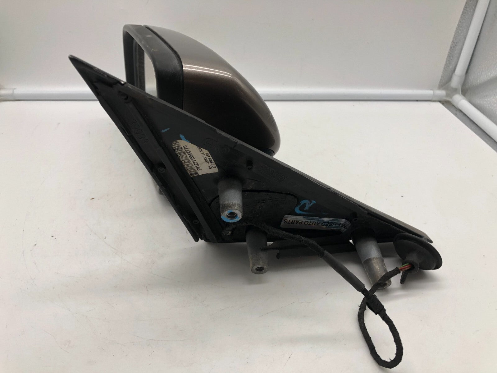 2006-2007 BMW 530i Driver Side View Power Door Mirror Bronze OEM A02B15007