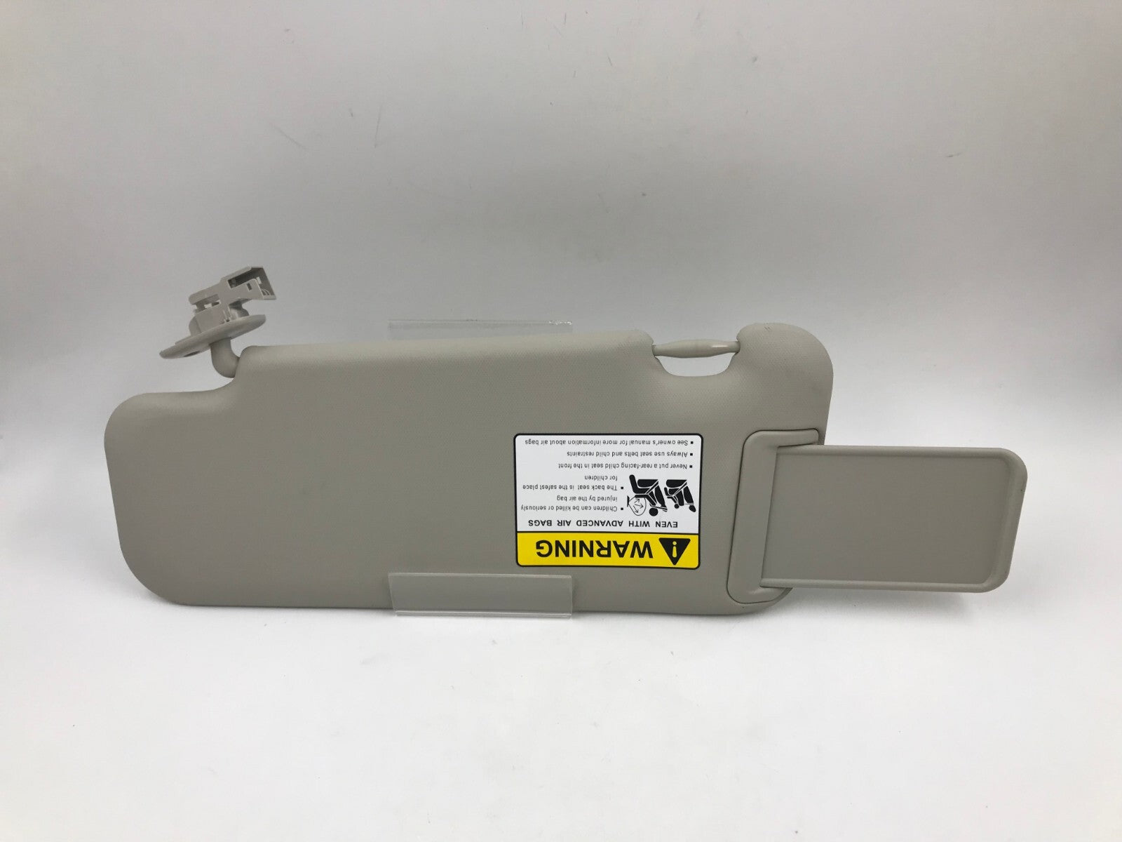 2014-2018 Mazda 3 Sedan Passenger Sun Visor Gray OEM D04B04005