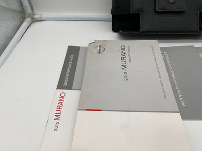 2012 Nissan Murano Owners Manual Set with Case OEM