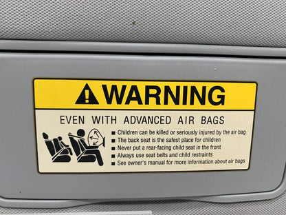 2005 Honda Odyssey Passenger Sun Visor Illuminated Gray OEM