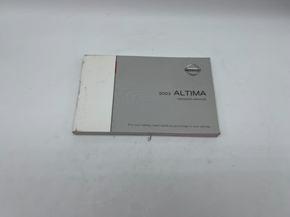 2003 Nissan Altima Owners Manual OEM C03B39005