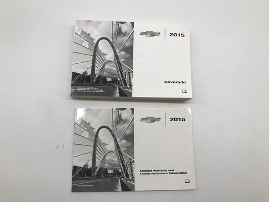 2015 Chevy Silverado Owners Manual Set OEM R01B06018