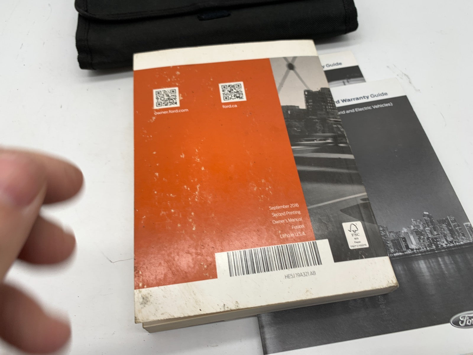 2017 Ford Fusion Owners Manual Set with Case OEM D01B50049