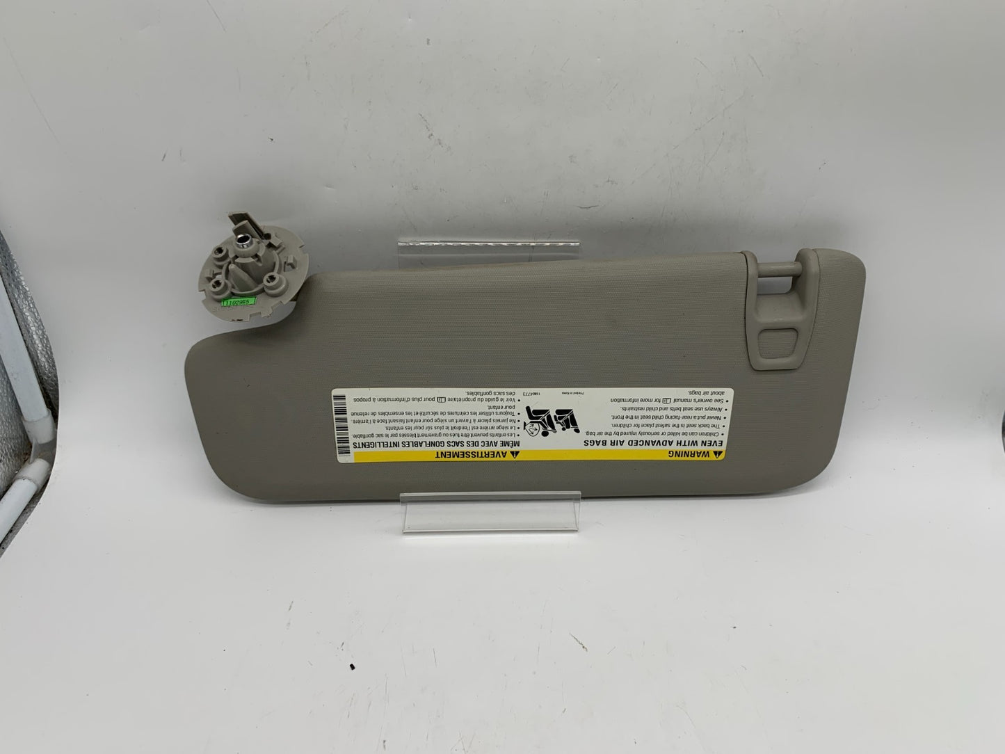 2011-2016 Chevrolet Cruze Passenger Sun Visor Sunvisor Gray OEM E01B07030