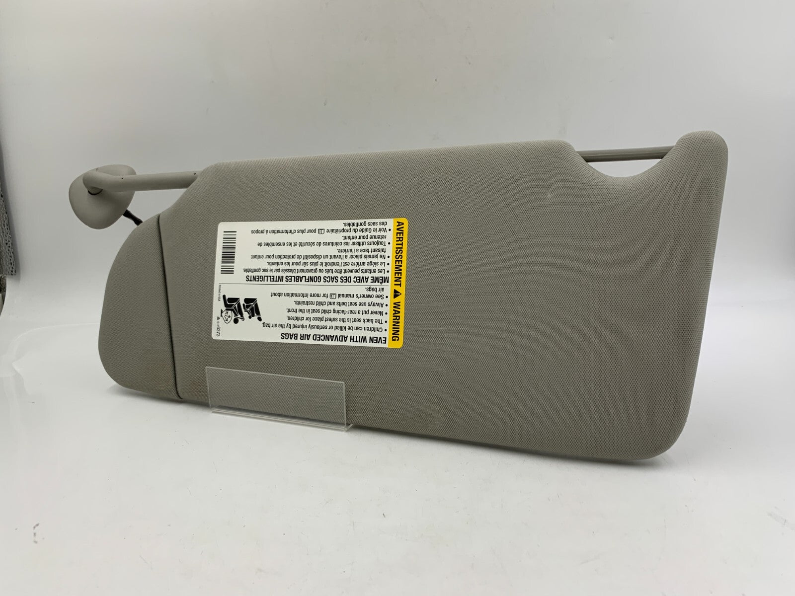 2005-2009 Buick Lacrosse Passenger Sun Visor Gray Illuminated OEM A01B23005