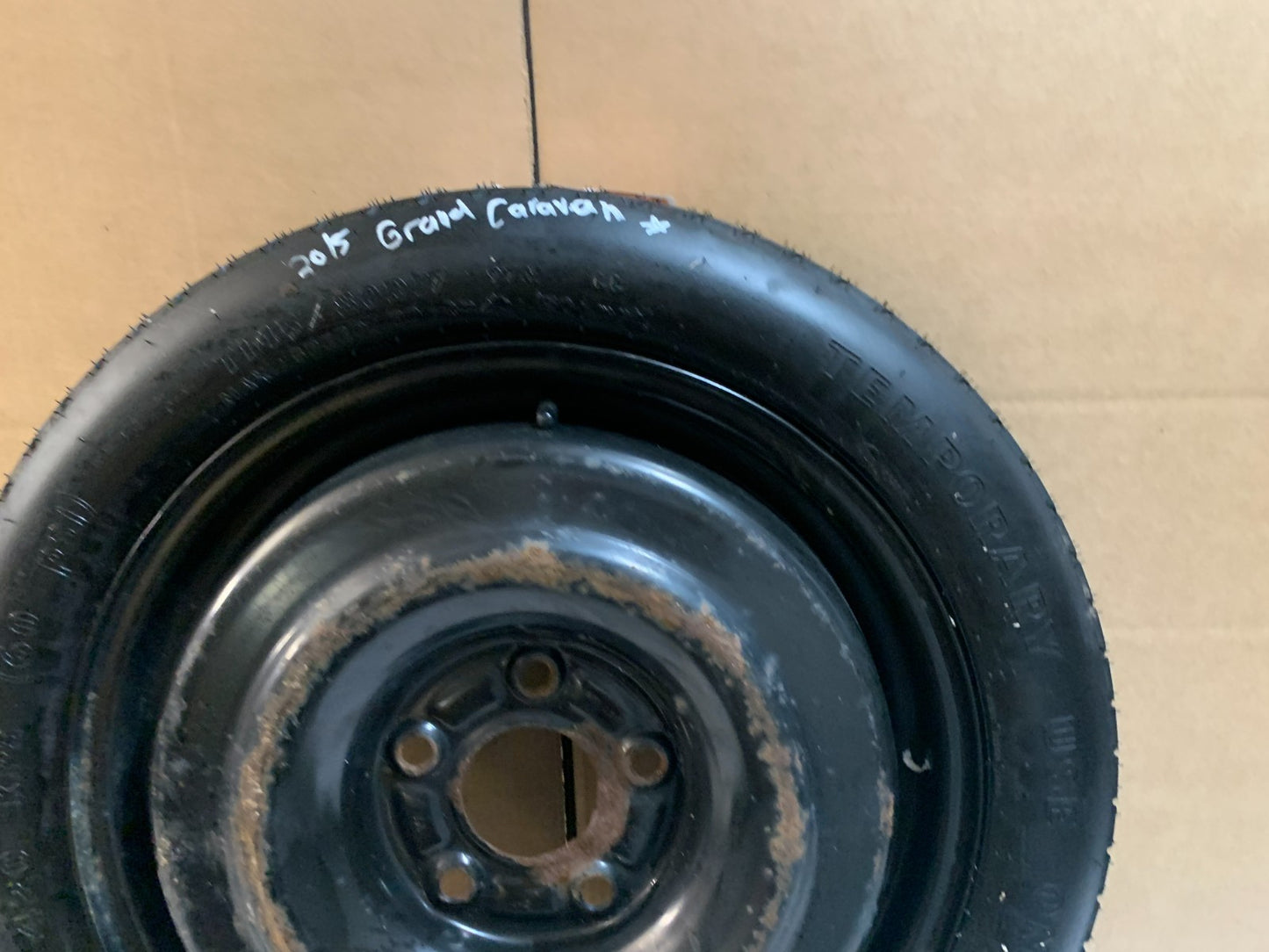 2012-2020 Dodge Grand Caravan Journey 17" Spare Tire Compact Donut T145/80D17