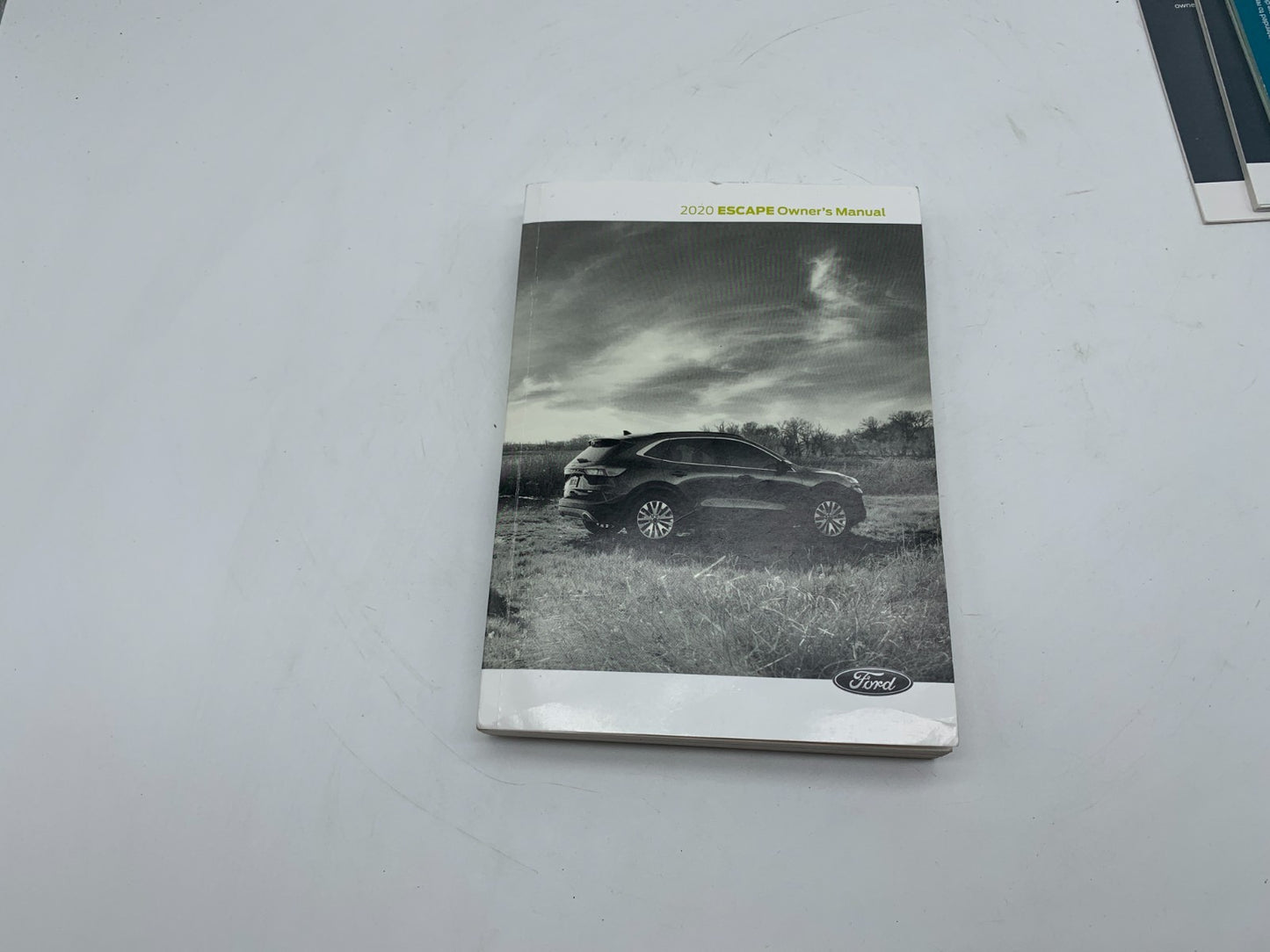 2020 Ford Escape Owners Manual Set with Case OEM C03B56019