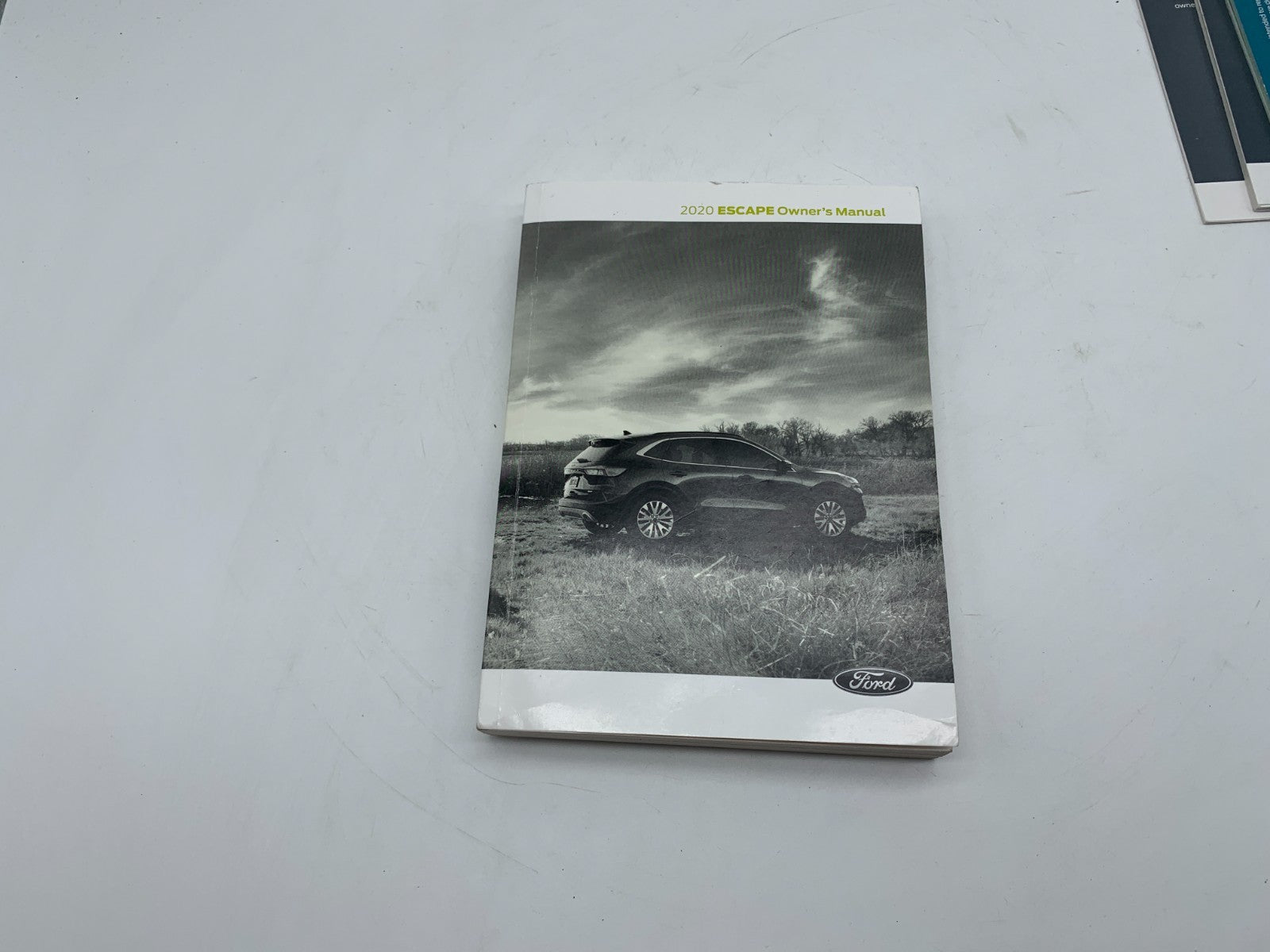 2020 Ford Escape Owners Manual Set with Case OEM C03B56019