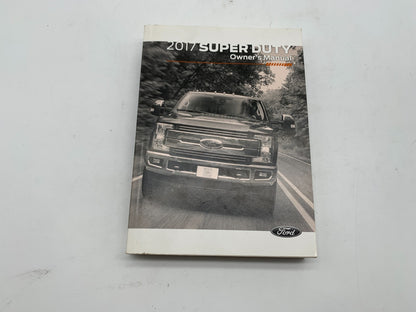2017 Ford Super Duty Owners Manual Set with Case OEM C03B28006