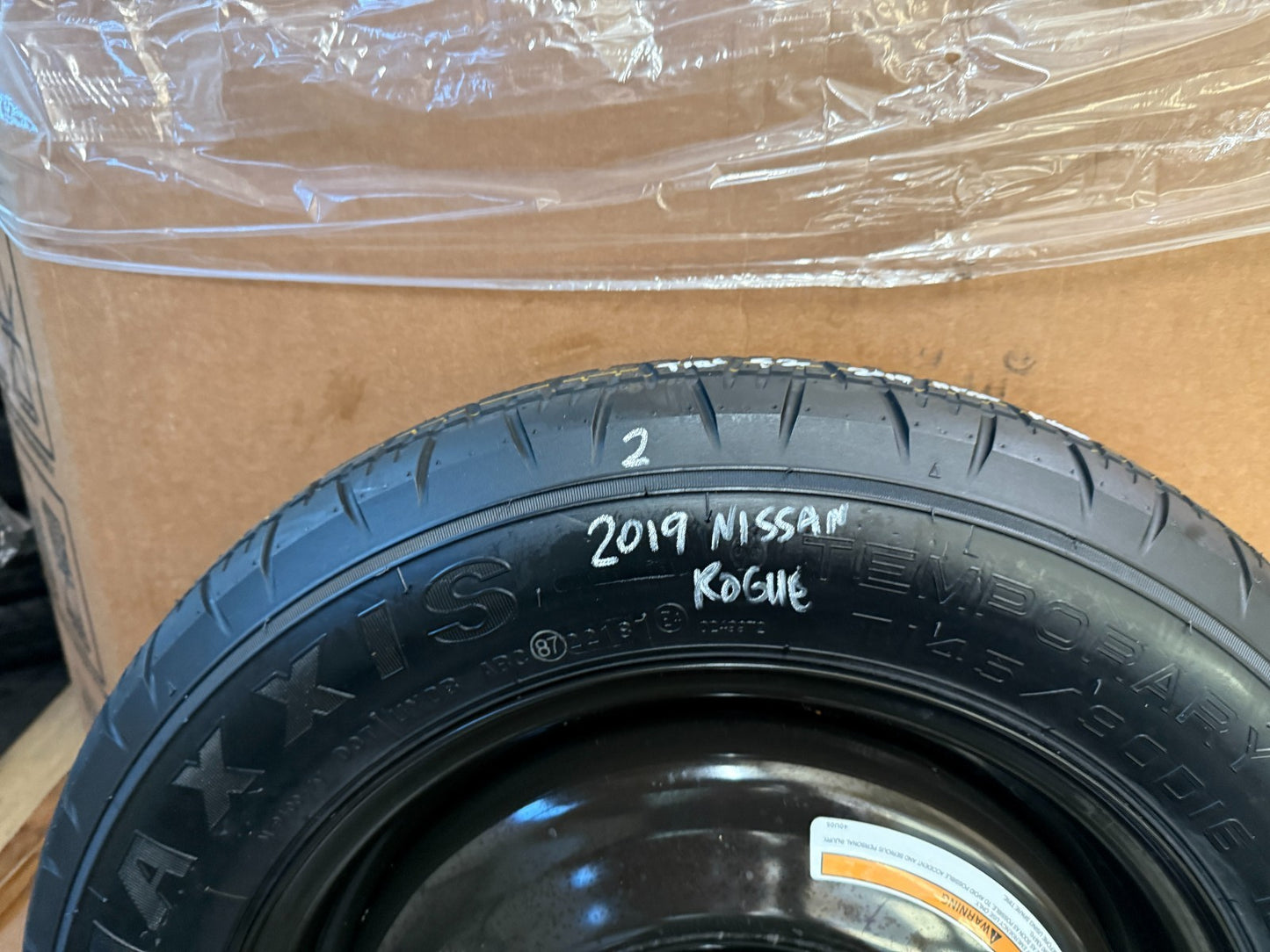 2014-2019 Nissan Rogue 16" Spare Tire Wheel Compact Donut T145/90D16 Maxxis
