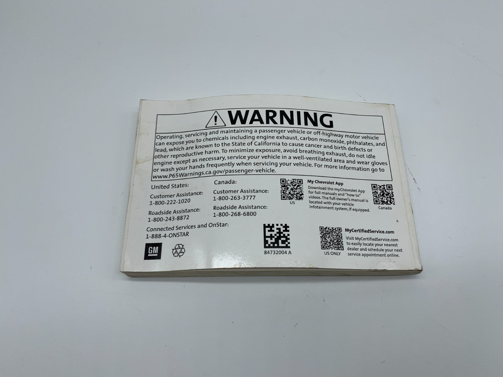 2021 Chevrolet Spark Owners Manual OEM A01B49007