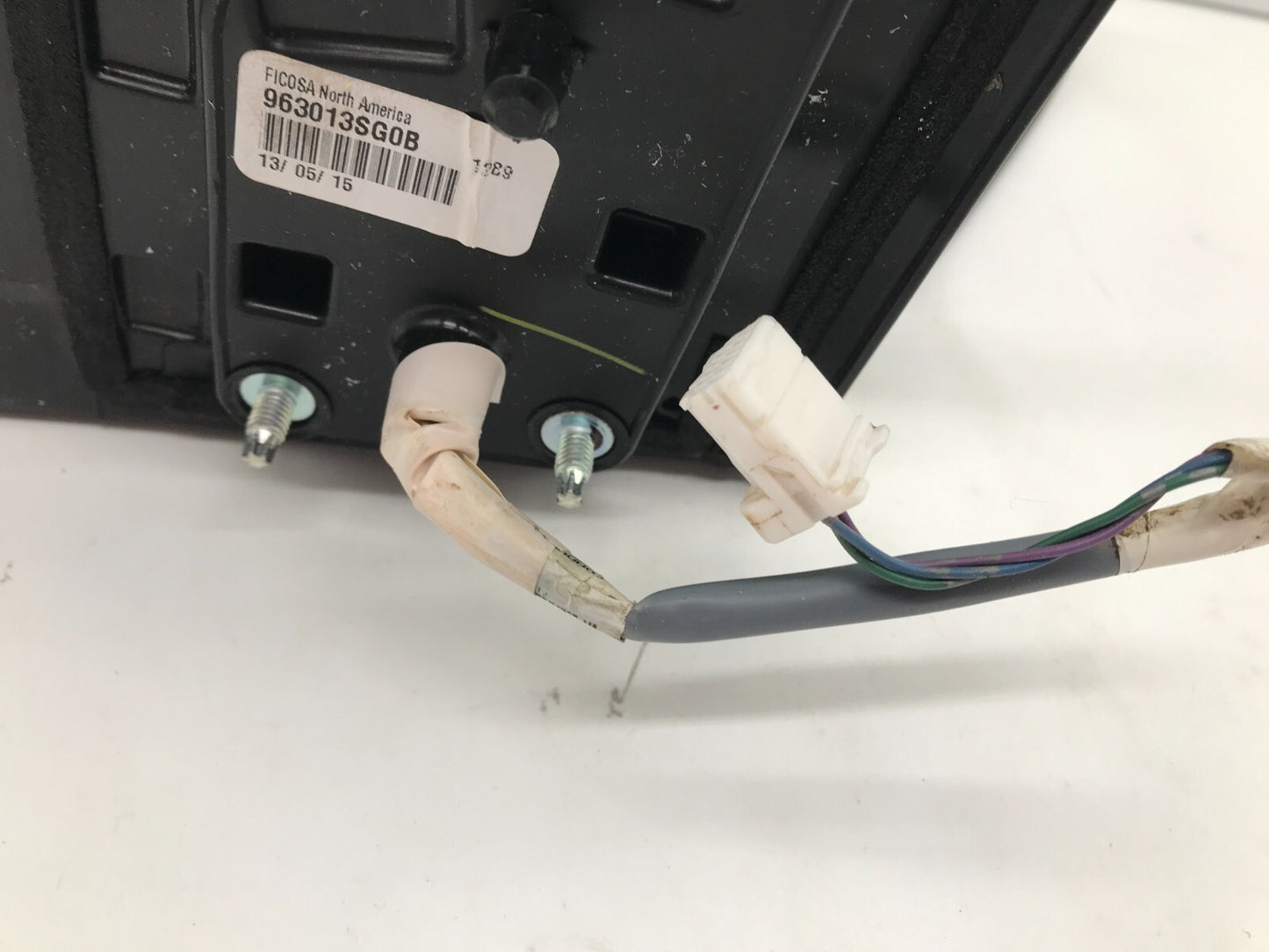 2013-2015 Nissan Sentra Passenger Side View Power Door Mirror Black OE A02B41031