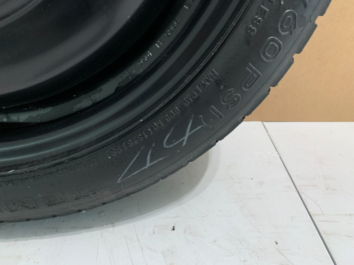 2010-2013 Mazda 3 Mazda3 15" Spare Tire Compact Donut T115/70D15 Emergency Spare