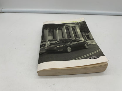 2018 Ford Focus Owners Manual OEM D01B62013