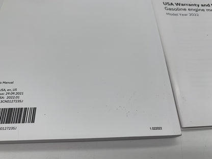 2022 Volkswagen Atlas Owners Manual Set with Case OEM C02B14054