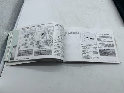 2002 Nissan Quest Owners Manual with Case OEM R01B15009