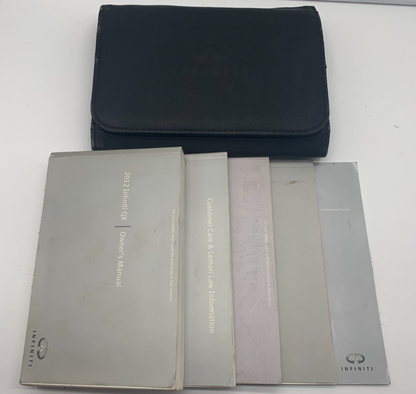 2012 Infiniti QX Owners Manual Set with Case OEM C03B11026