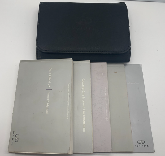 2012 Infiniti QX Owners Manual Set with Case OEM C03B11026