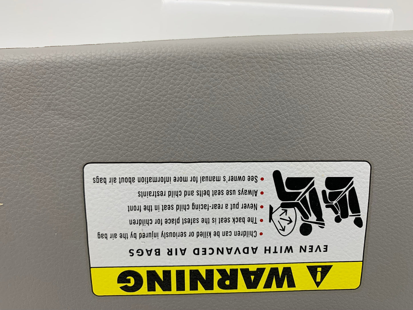 2006-2011 BMW X1 Passenger Sun Visor Gray OEM C02B31065