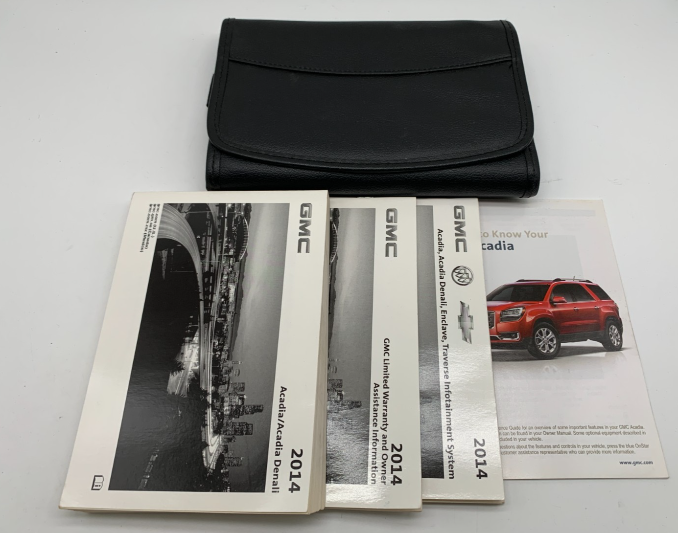 2014 GMC Acadia Denali Owners Manual Set with Case OEM B04B55051