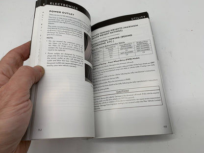 2015 Chrysler 200 Owners Manual OEM