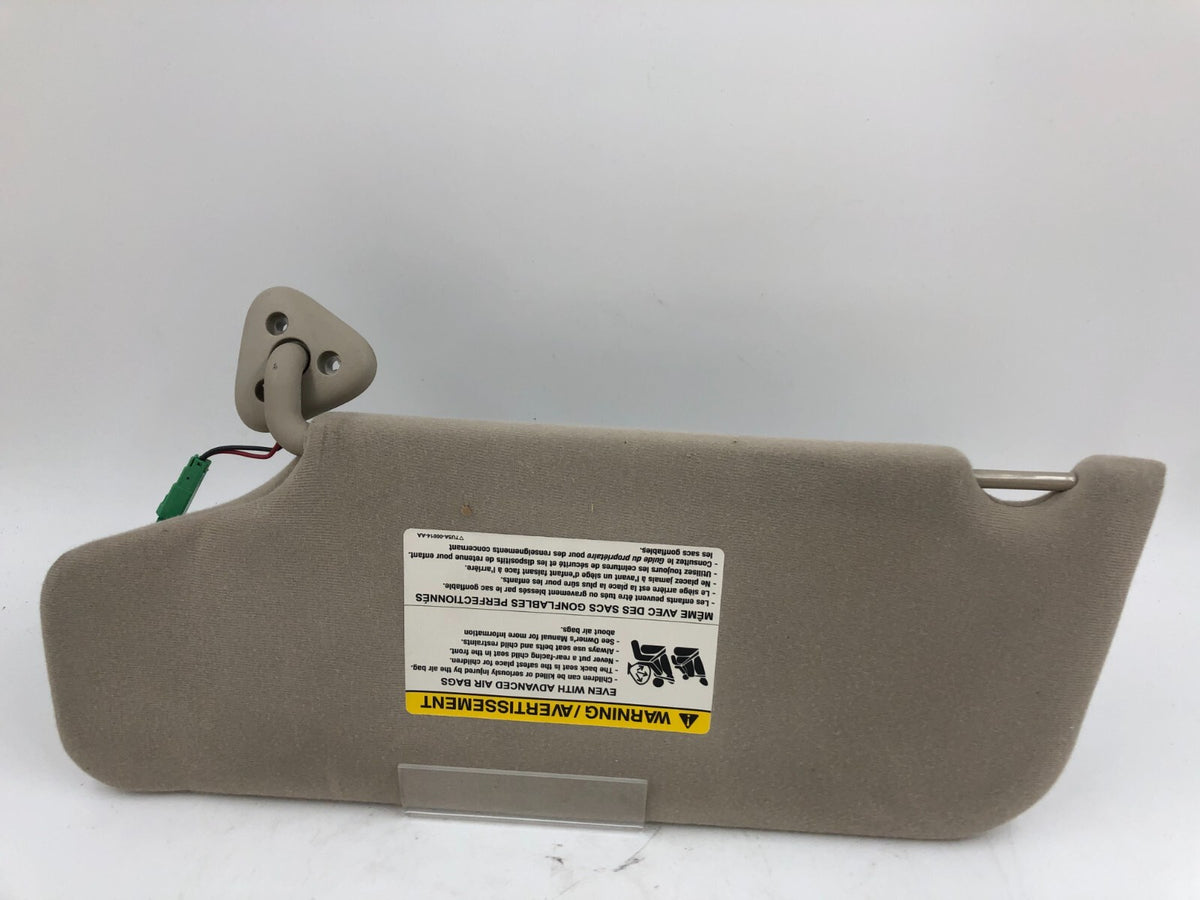 2008-2009 Mercury Sable Passenger Sun Visor Tan Illuminated OEM B02B29003