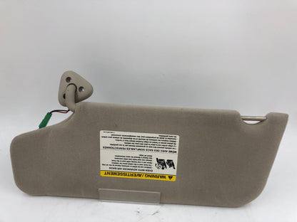 2008-2009 Mercury Sable Passenger Sun Visor Tan Illuminated OEM B02B29003