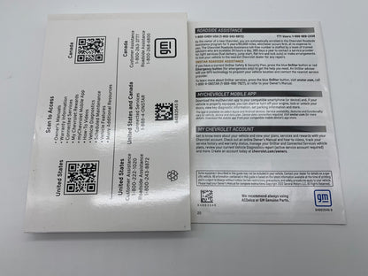 2023 Chevrolet Trailblazer Owners Manual Set OEM B03B23028